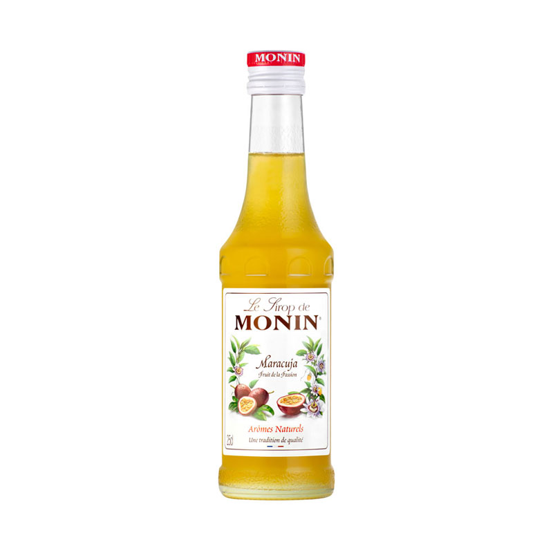 Maracuja (Passionsfrucht) - Monin Sirup Kleinflasche (0,25l)