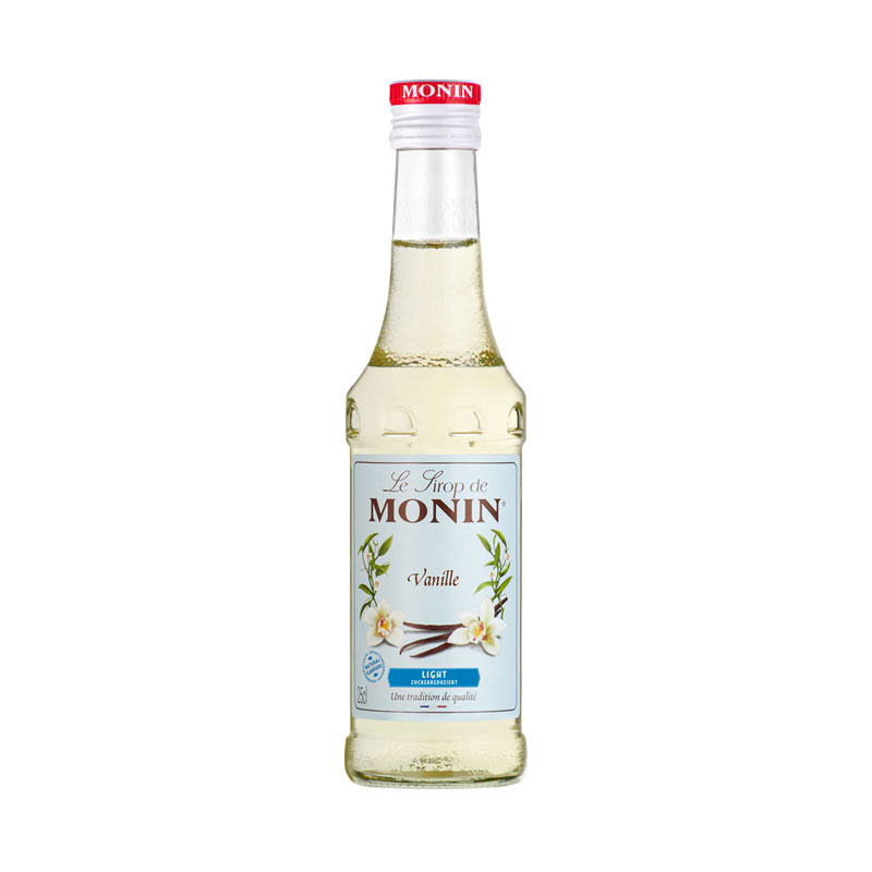 Vanille zuckerreduziert (light) - Monin Sirup Kleinflasche (0,25l)