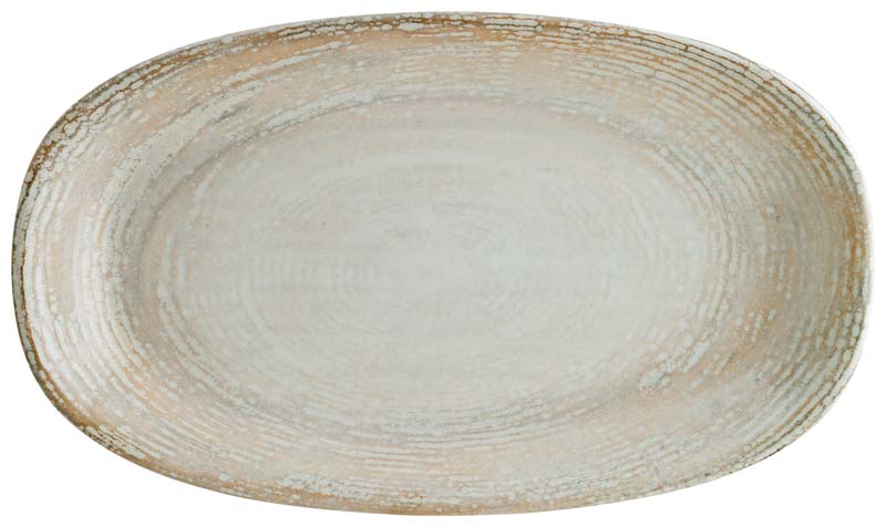 Bonna Patera Gourmet Platte oval 29x17cm beige - 6 Stück