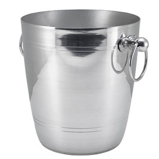 Flaschenkühler / Weinkühler, Aluminium, mit Ringgriffen - 5,0l