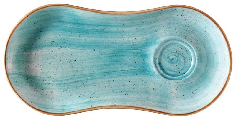 Bonna Aura Aqua Gourmet Setplatte 25x12cm türkis - 12 Stück