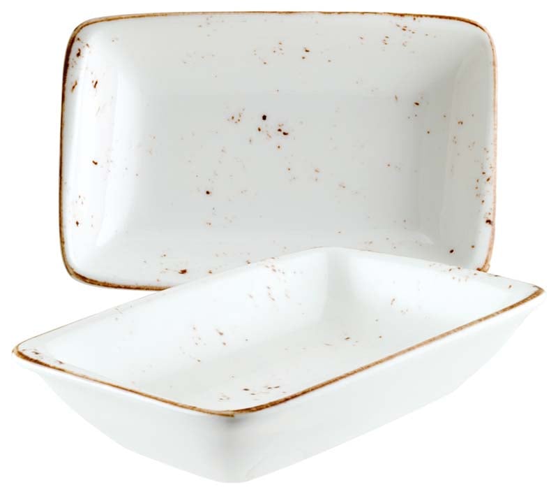 Bonna Grain Moove Rechteckschale 16x9cm creme - 12 Stück