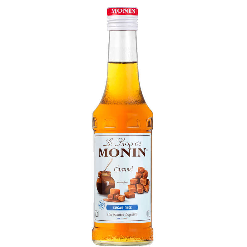 Karamell zuckerreduziert (light) - Monin Sirup Kleinflasche (0,25l)