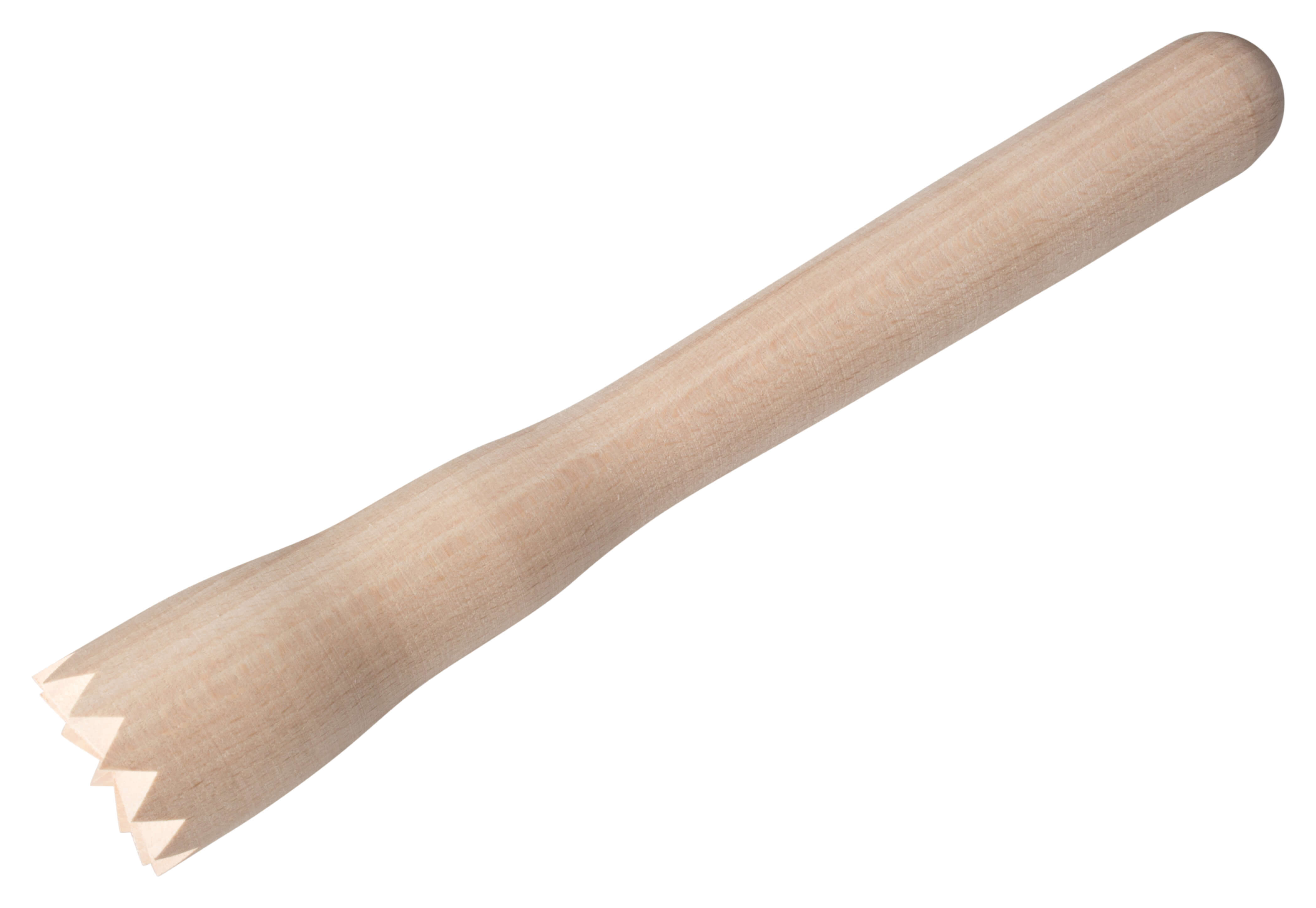 Barstößel, sternförmiges Ende - Holz (25cm)