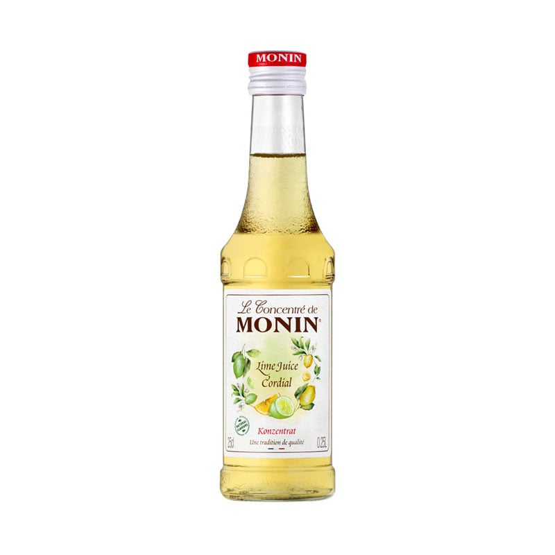 Lime Juice Cordial - Monin Sirup Kleinflasche (0,25l)