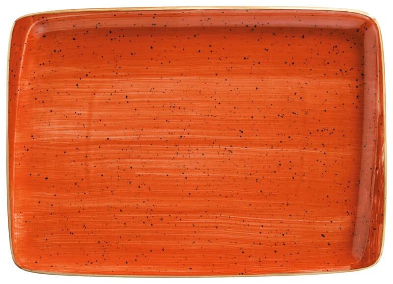 Bonna Aura Terracotta Moove Platte 23x16cm orange - 12 Stück