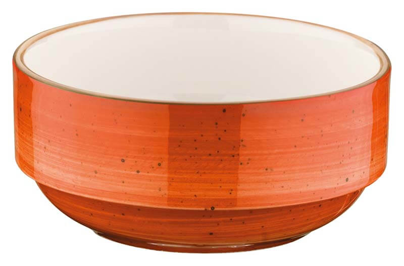 Bonna Aura Terracotta Banquet Stapelschale 12cm, 35cl orange - 12 Stück