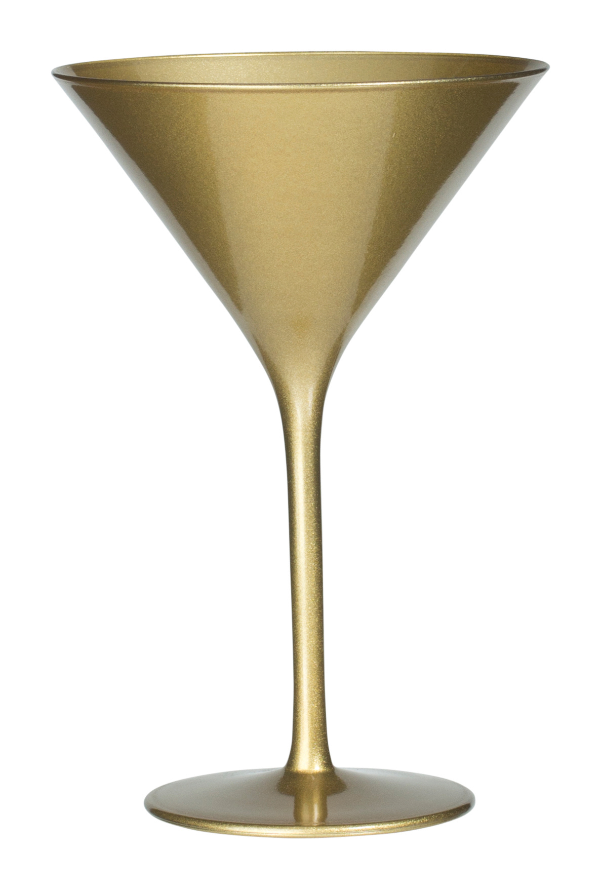 (1 240ml Stölzle Martiniglas, gold, Elements -