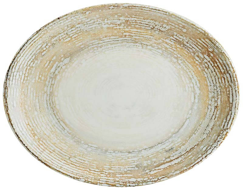 Bonna Patera Moove Platte oval 31x24cm beige - 6 Stück