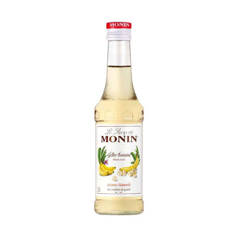 Banane gelb - Monin Sirup Kleinflasche (0,25l)