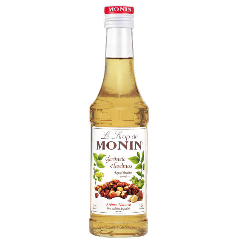 Geröstete Haselnuss - Monin Sirup Kleinflasche (0,25l)