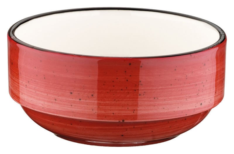 Bonna Aura Passion Banquet Stapelschale 12cm, 35cl rot - 12 Stück