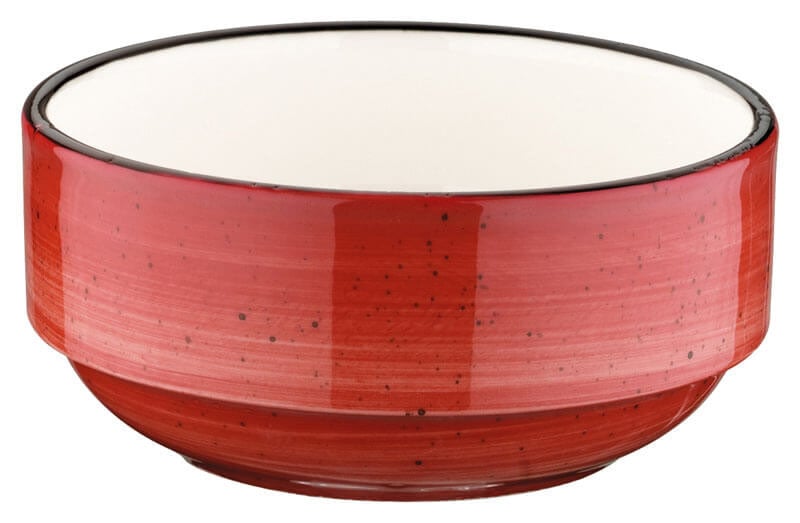 Bonna Aura Passion Banquet Stapelschale 14cm, 50cl rot - 12 Stück