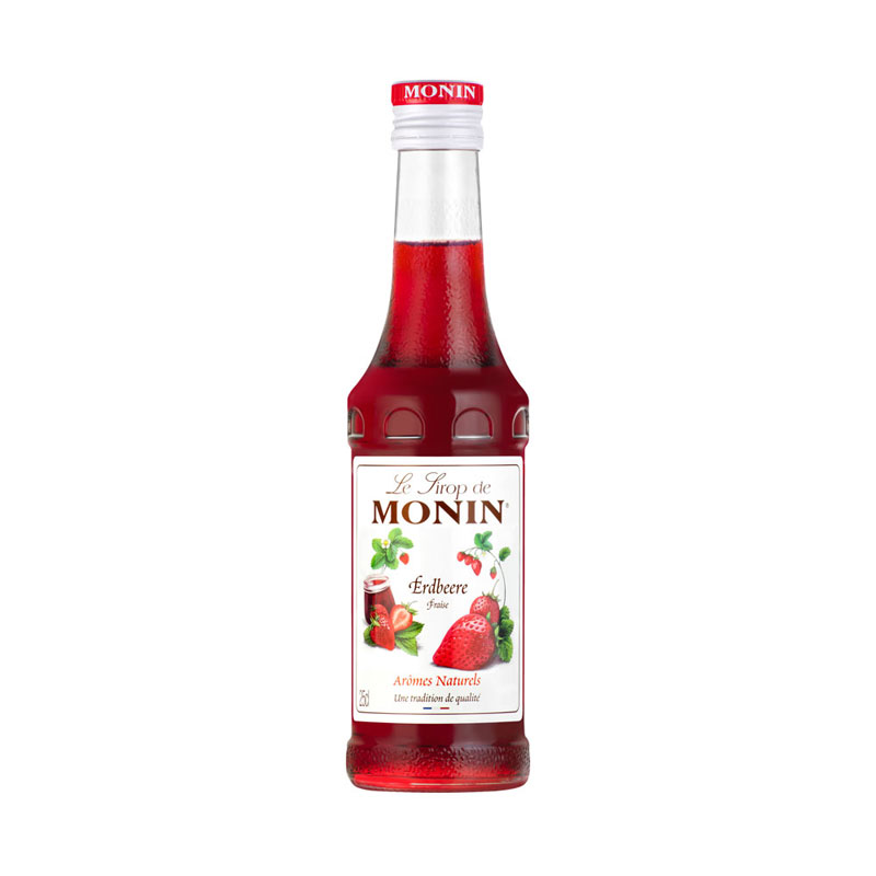 Erdbeere - Monin Sirup Kleinflasche (0,25l)