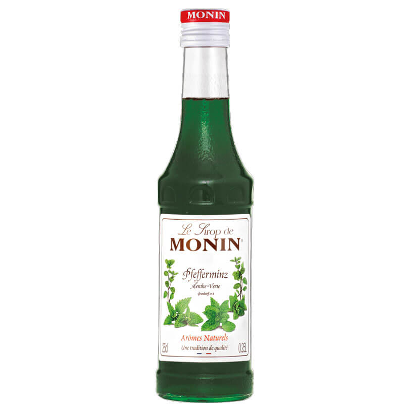 Pfefferminz grün - Monin Sirup Kleinflasche (0,25l)