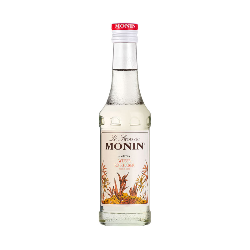 Rohrzucker weiß - Monin Sirup Kleinflasche (0,25l)