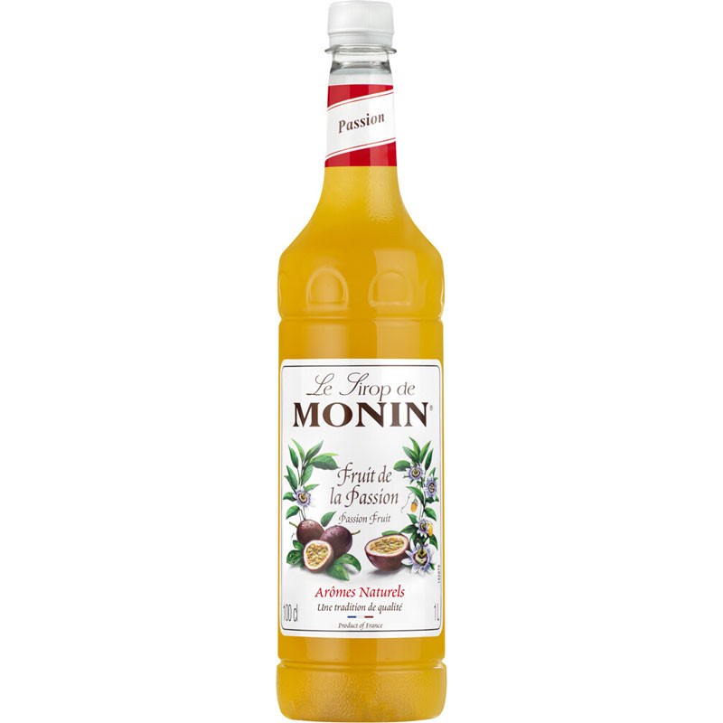 Maracuja Passionsfrucht - Monin Sirup, PET-Flasche (1,0l)