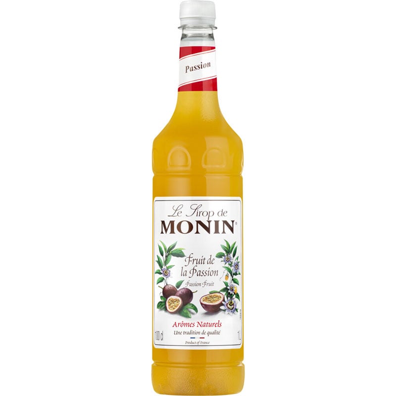 Maracuja Passionsfrucht - Monin Sirup, PET-Flasche (1,0l)