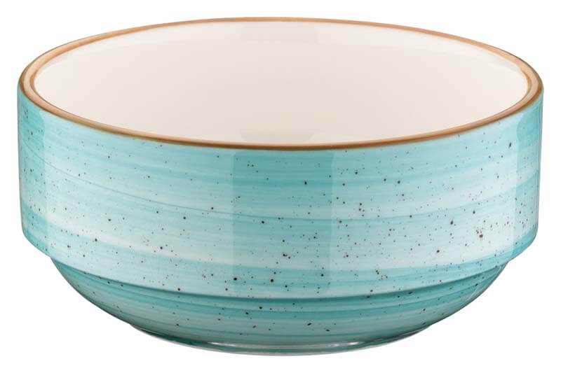 Bonna Aura Aqua Banquet Stapelschale 12cm, 35cl türkis - 12 Stück