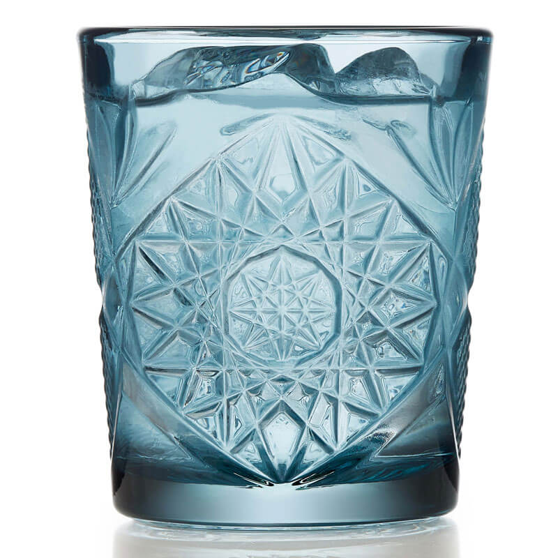 D.O.F. Glas Hobstar blau, Onis - 355ml (6 Stk.)