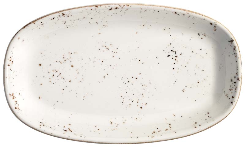 Bonna Grain Gourmet Platte oval 34x19cm creme - 6 Stück