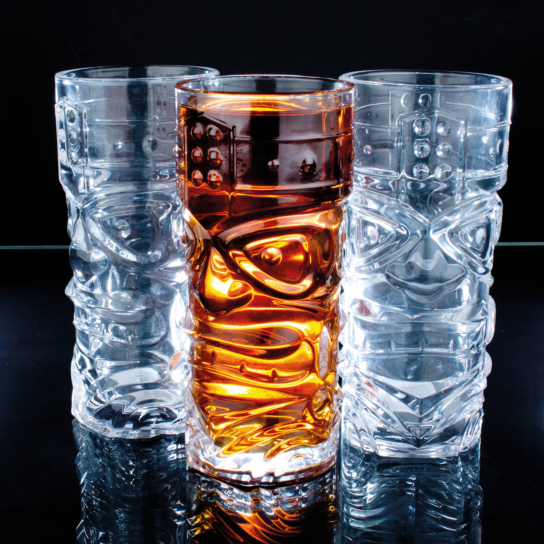 Tiki Hi-Ball Glas, Prime Bar - 430ml (4 Stk.)