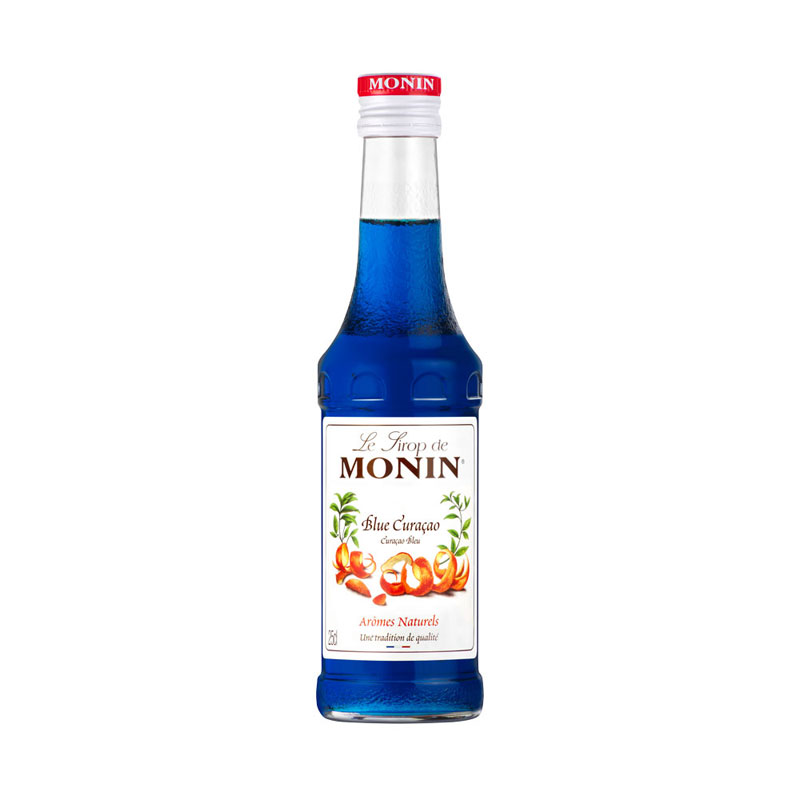 Blue Curacao - Monin Sirup Kleinflasche (0,25l)