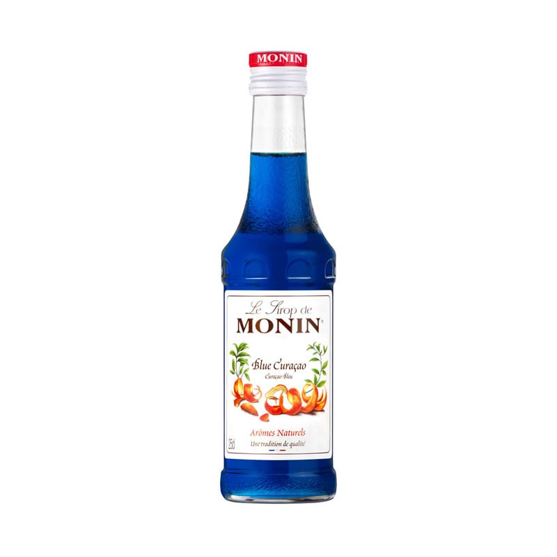 Blue Curacao - Monin Sirup Kleinflasche (0,25l)