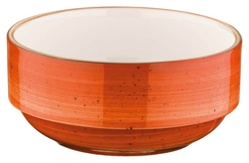 Bonna Aura Terracotta Banquet Stapelschale 14cm, 50cl orange - 12 Stück