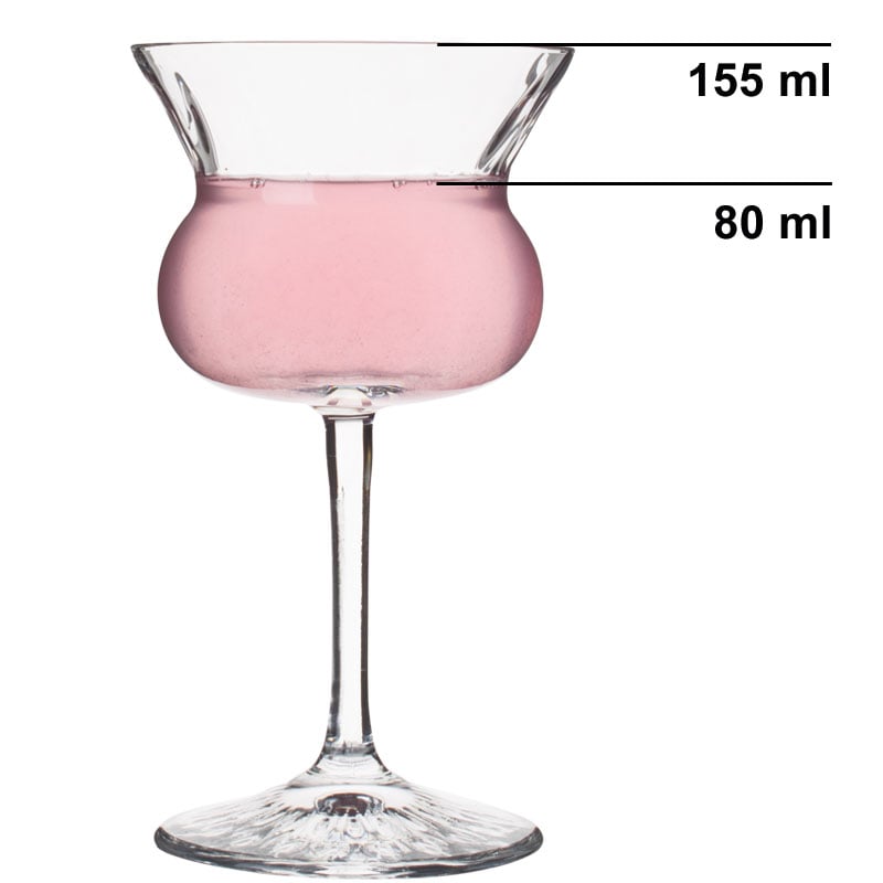 Nick & Nora Glas Bloom, Bormioli Rocco - 155ml (1 Stk.)