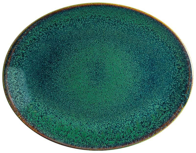 Bonna Ore Mar Moove Platte oval 31x24cm grün - 6 Stück