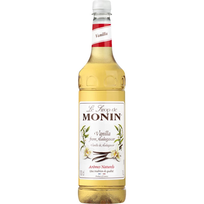 Vanille aus Madagaskar - Monin Sirup, PET-Flasche (1,0l)