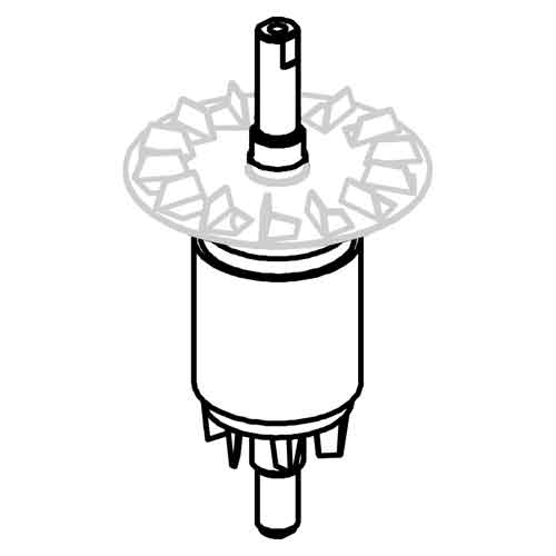 50833 - Santos #50 - Rotor komplett mit Achse