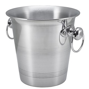 Flaschenkühler / Weinkühler, Aluminium, mit Ringgriffen - 3,25l