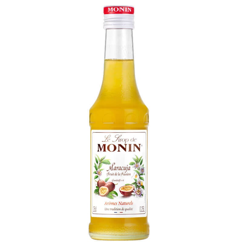 Maracuja (Passionsfrucht) - Monin Sirup Kleinflasche (0,25l)