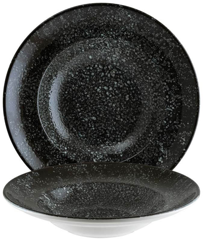 Bonna Cosmos Black Gourmet Pastateller 27cm schwarz - 6 Stück