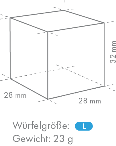 Hoshizaki IM-21CPE - Standard Würfel (28 x 28 x 32mm) 25kg