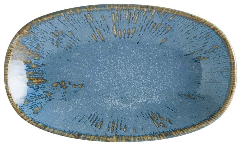 Bonna Snell Sky Gourmet Platte oval 24x14cm blau - 12 Stück