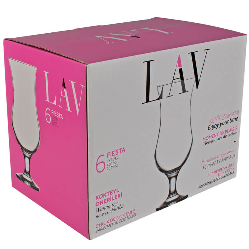 Cocktailglas Fiesta, LAV - 460ml (6 Stk.)