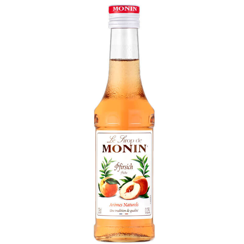 Pfirsich - Monin Sirup Kleinflasche (0,25l)