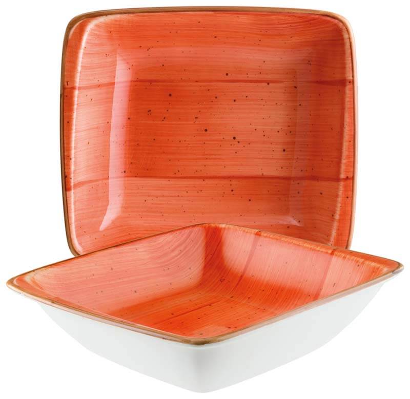 Bonna Aura Terracotta Moove Schale 19x17cm orange - 12 Stück