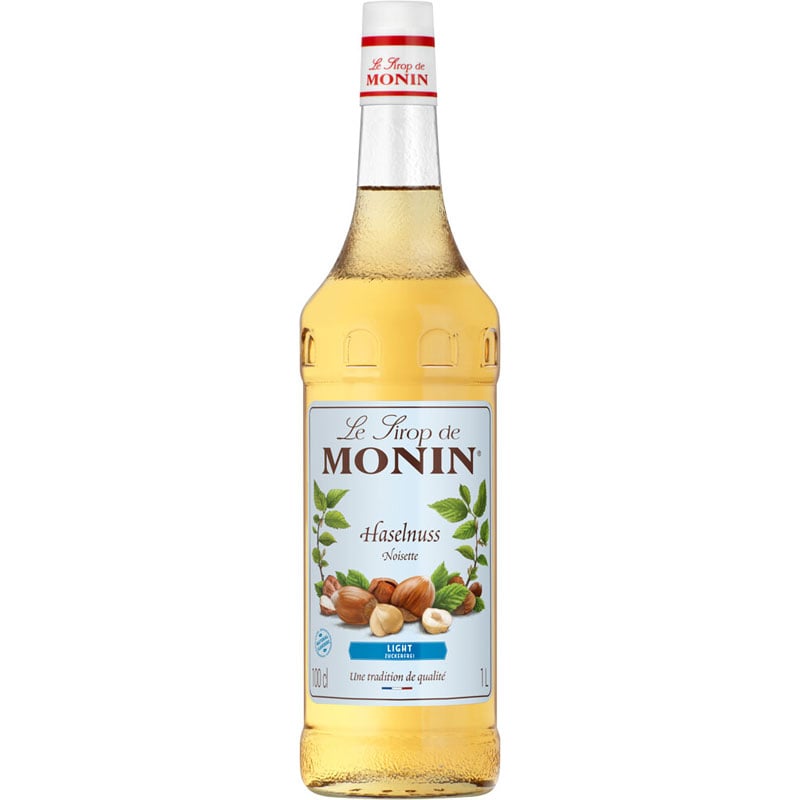 Haselnuss zuckerreduziert (light) - Monin Sirup (1,0l)