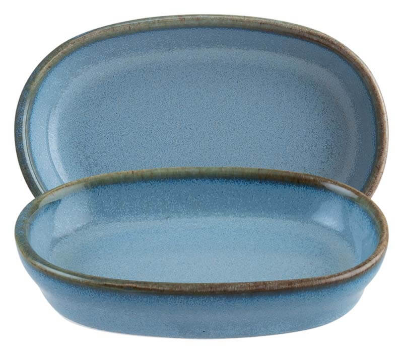 Bonna Sky Hygge Schale oval 10x6,5cm, 6cl blau - 12 Stück