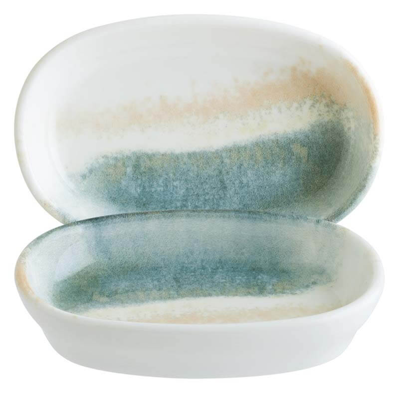 Bonna Fium Hygge Schale oval 10x6,5cm, 6cl blau - 12 Stück