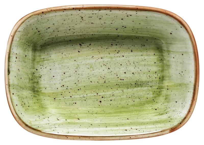 Bonna Aura Therapy Gourmet Rechteckschale 17x11,5cm grün - 12 Stück