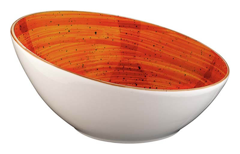 Bonna Aura Terracotta Vanta Schale 8cm, 6cl orange - 24 Stück