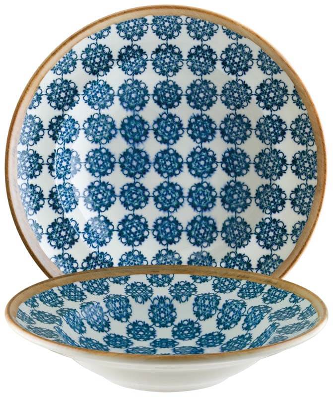 Bonna Lotus Gourmet Pastateller 27cm blau - 6 Stück