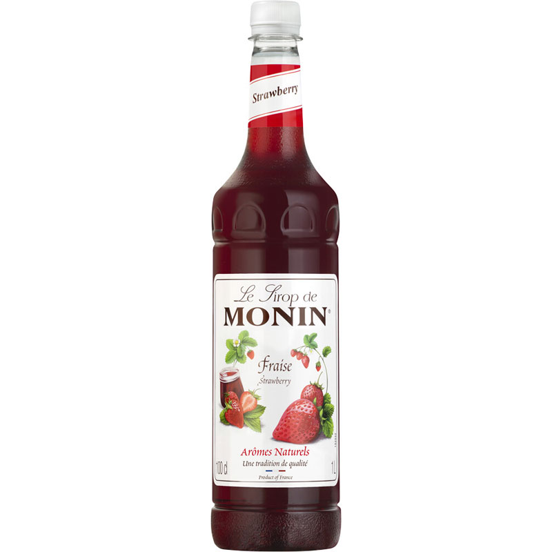 Erdbeere - Monin Sirup, PET-Flasche (1,0l)