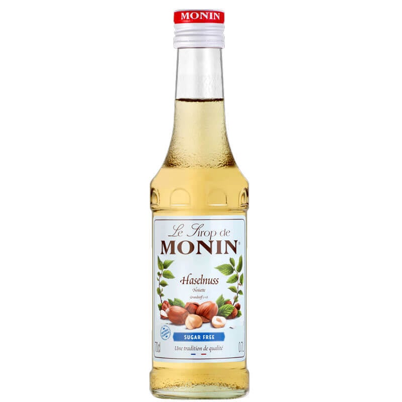 Haselnuss zuckerreduziert (light) - Monin Sirup Kleinflasche (0,25l)