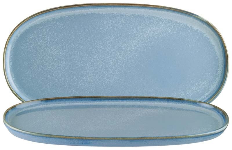 Bonna Sky Hygge Platte oval 30x16cm blau - 6 Stück